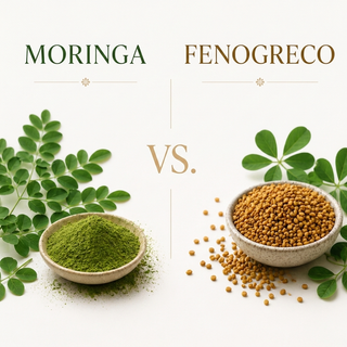 Moringa vs. fenogreco durante la lactancia: ¿cuáles son las diferencias?